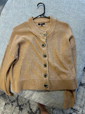 Quince 100% Organic Cotton Cropped Cardigan